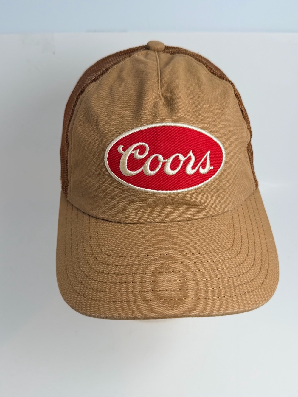 MAD Engine Tan Coors Banquet Patch Trucker Hat